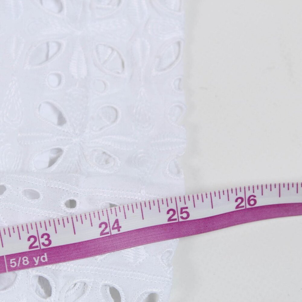 J Crew White Eyelet Babydoll Cami Top - 3X - Picture 7 of 7
